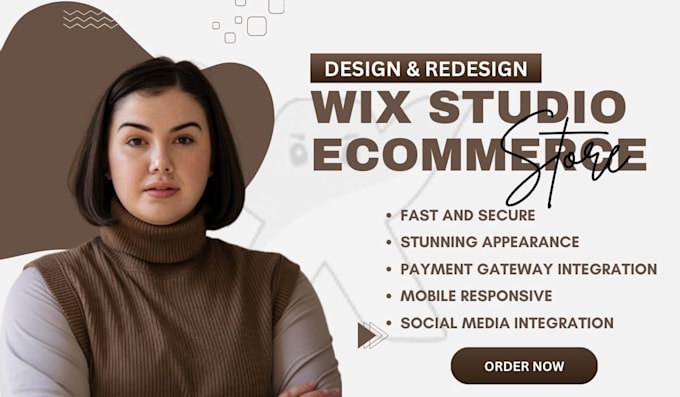 Bestseller - design wix studio ecommerce website with interactive 3d animations