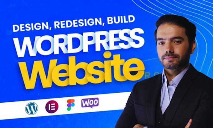 Gig Preview - Build wordpress website development, design, redesign, clone wordpress website