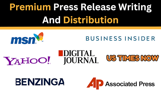 Gig Preview - Publish press releases on premium platforms