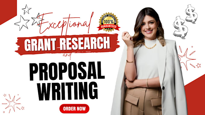 Bestseller - do grant research winning proposal grant application with letter of intent