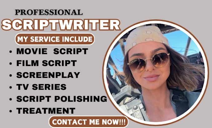 Gig Preview - Write, edit, improve your script, treatment, synopsis, as a scriptwriter, editor