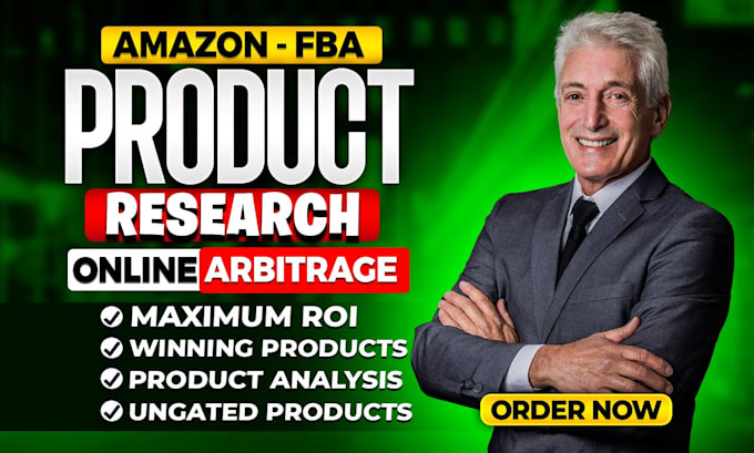 Gig Preview - Wholesale fba amazon retail arbitrage product hunting for UK USA and uae