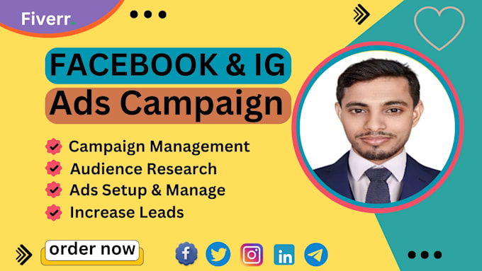 Gig Preview - Run facebook ads campaign, marketing, advertising