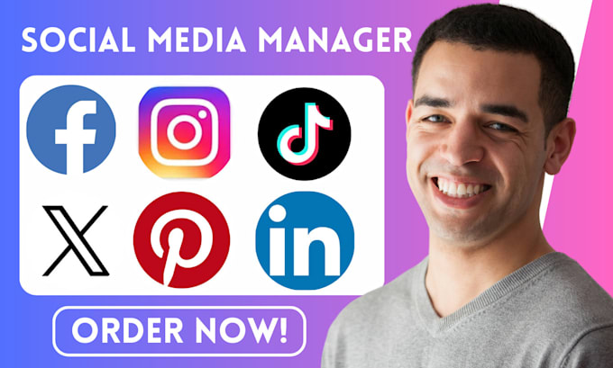 Gig Preview - Do facebook, instagram, tiktok shop, pinterest social media manager ads strategy