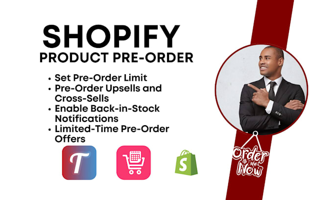 Gig Preview - Design a shopify store preorder appikon preorder globo