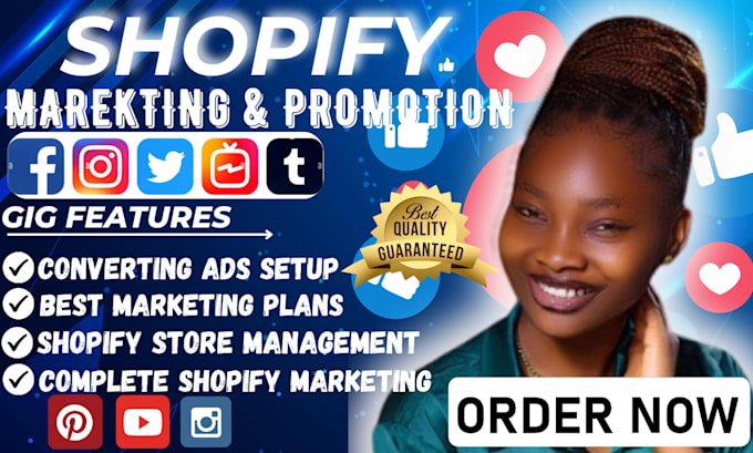 Gig Preview - Boost shopify sales shopify marketing and promotion, build shopify dropshipping