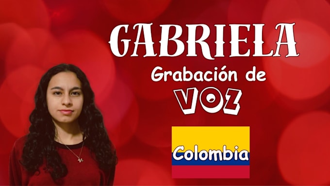 Bestseller - grabaré una voz femenina en español, colombia por sólo 5 USD