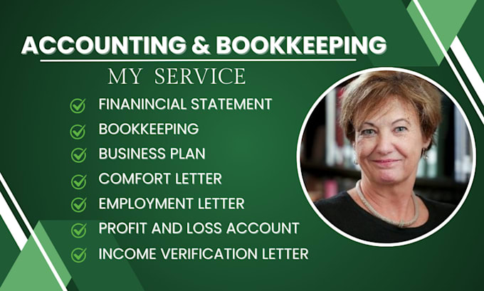 Gig Preview - Do bookkeeping, quickbooks, financial statements and taxes