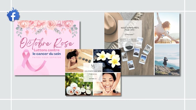 Gig Preview - Faire des designs pro pour réseaux sociaux avec canva