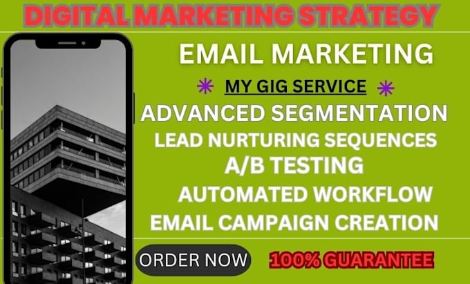 Gig Preview - Setup automations through activecampaign and email campaigne, email marketing