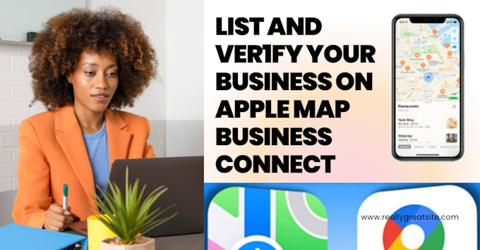 Gig Preview - Create and verified your apple business listing on apple map business connect