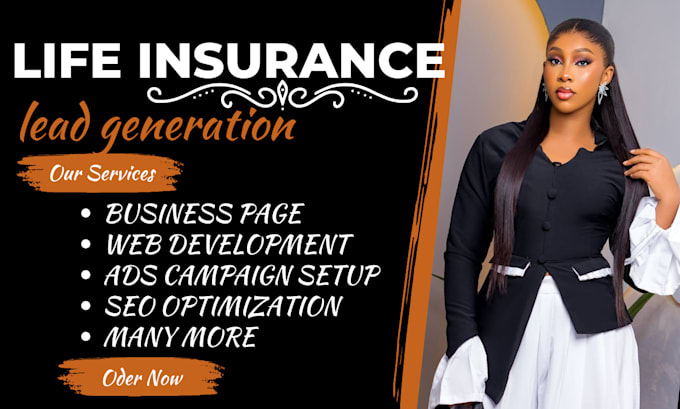 Gig Preview - Life insurance leads insurance leads life insurance leads insurance website