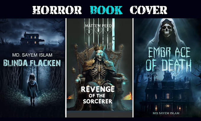 Gig Preview - Professional horror book cover design