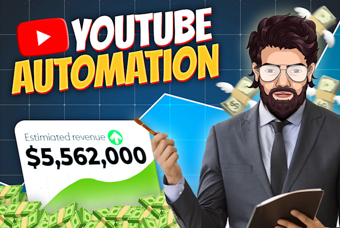 Gig Preview - Manage, edit viral faceless youtube video and automate your cash cow channel