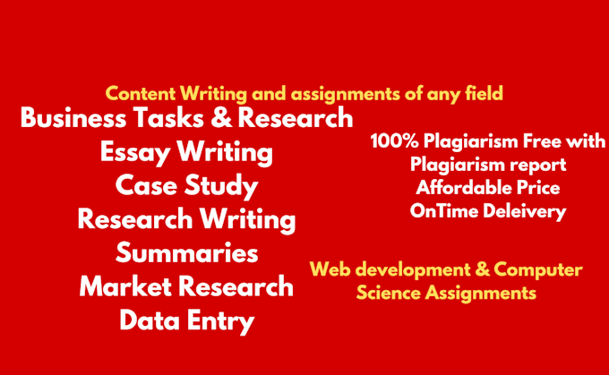 Gig Preview - Case study, business research analysis data entry summaries reports