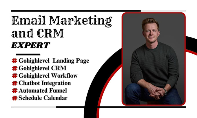 Gig Preview - Gohighlevel crm ghl email marketing ghl website design