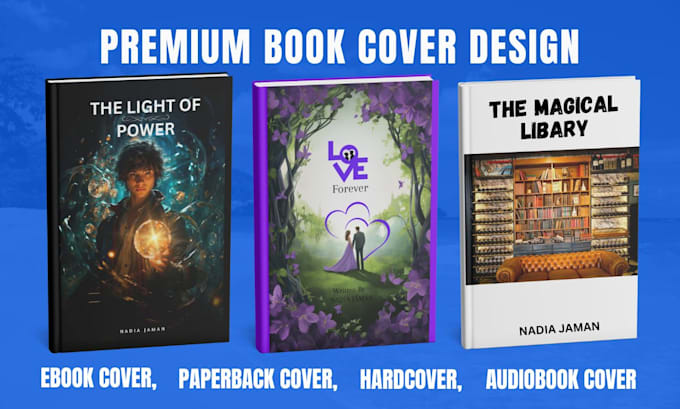 Gig Preview - Do book cover design, ebook cover design, book cover art