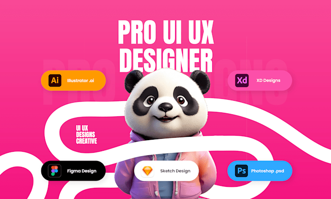 Gig Preview - Be your pro ui ux designer, figma design, xd design, ui ux