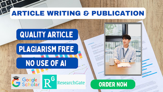 Gig Preview - Write and publish article in google scholar peer reviewed indexed journal