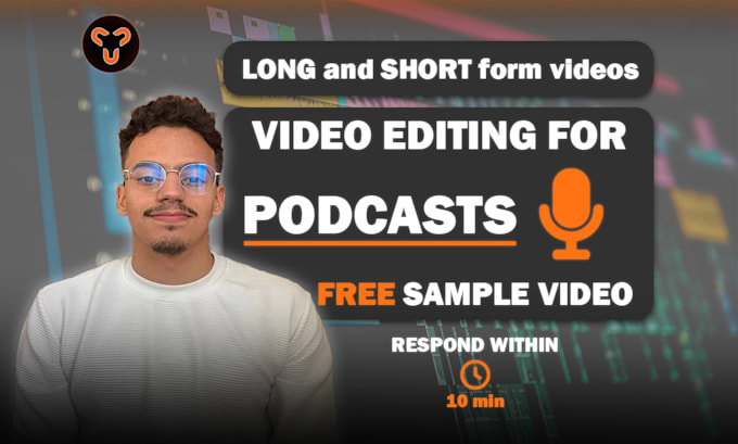 Gig Preview - Professionally edit your podcast audio and video for youtube, reels, and tiktok