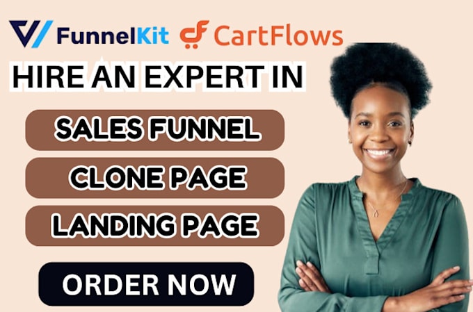 Bestseller - create cartflows and funnelkit sales funnel and landing page