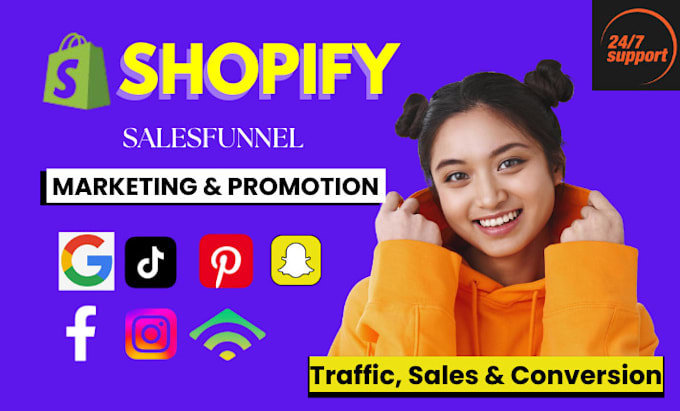 Gig Preview - Boost shopify sales shopify marketing shopify cro dropshipping marketing