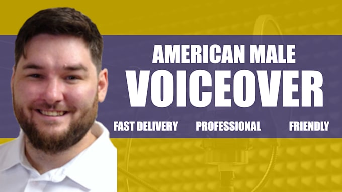 Gig Preview - Provide high quality voice over for your project