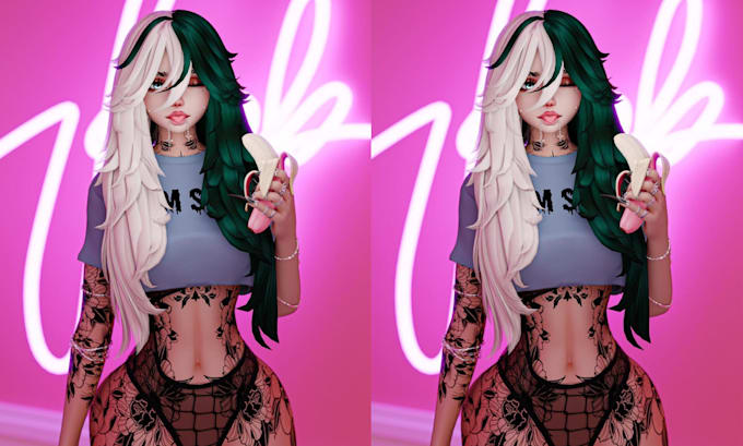 Gig Preview - Model vrchat avatar vrc character 3d model 3d assets nsfw mint