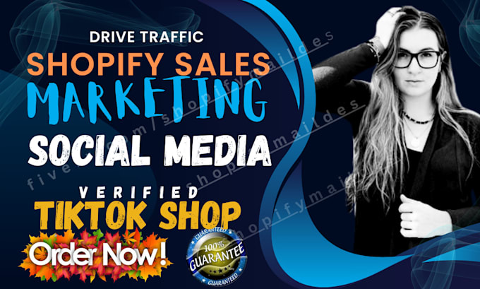 Gig Preview - Boost shopify sales shopify promotion dropshipping marketing ecommerce marketing