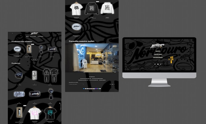 Gig Preview - Build streetwear y2k shopify website for your clothing brand