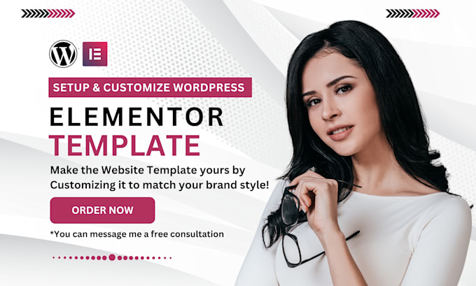 Gig Preview - Customize wordpress elementor template, edit elementor template, elementor pro