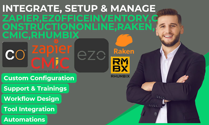 Bestseller - setup zapier ezofficeinventory constructiononline raken cmic rhumbix