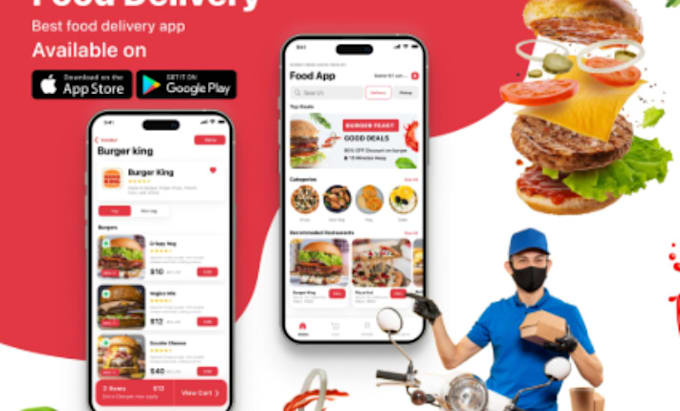 Gig Preview - Be flutter developer for food delivery app, restaurant app, grocery delivery app