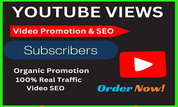 Gig Preview - Do super fast youtube SEO organic promotion and optimize