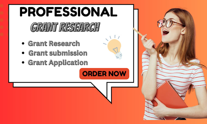 Gig Preview - Make grant research, grant application and submission