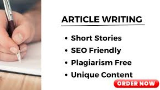 Gig Preview - Write SEO article writing, blog post writing