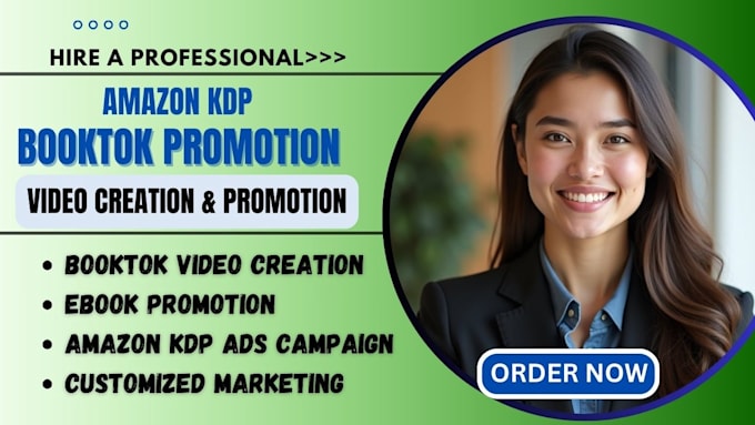 Gig Preview - Do viral booktok video, tik tok ebook promotion book advertising, kdp marketing