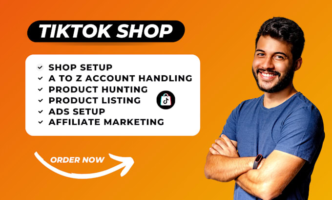 Gig Preview - Setup and manage tiktok shop, tiktok ads, and tiktok affiliate marketing