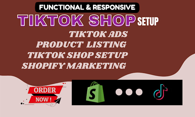 Gig Preview - Setup tiktok shop boost shopify dropshipping sales, tiktok affiliate, tiktok ads