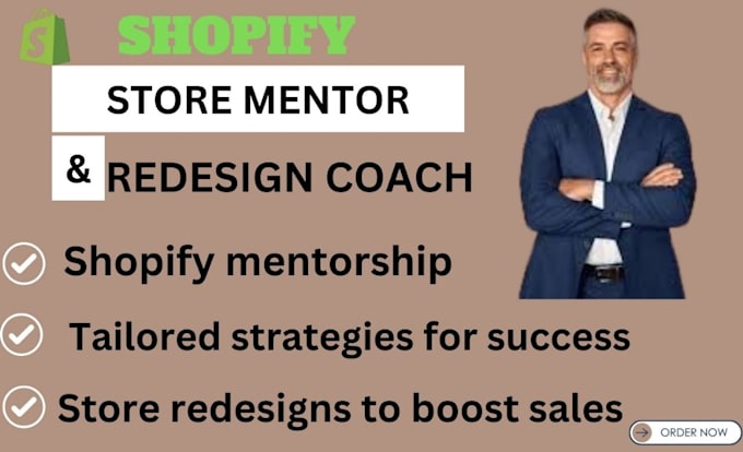 Gig Preview - Be your shopify store mentor