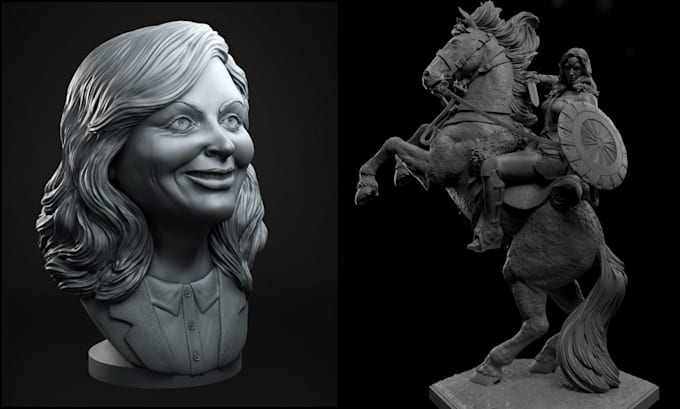 Gig Preview - Sculpt 3d miniature model 3d sculpture warhammer 3d printing in zbrush blender