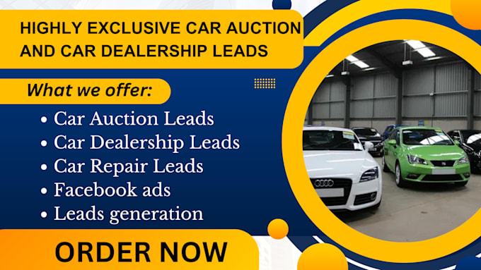 Bestseller - generate car wash leads car auction leads car dealership leads car rental leads