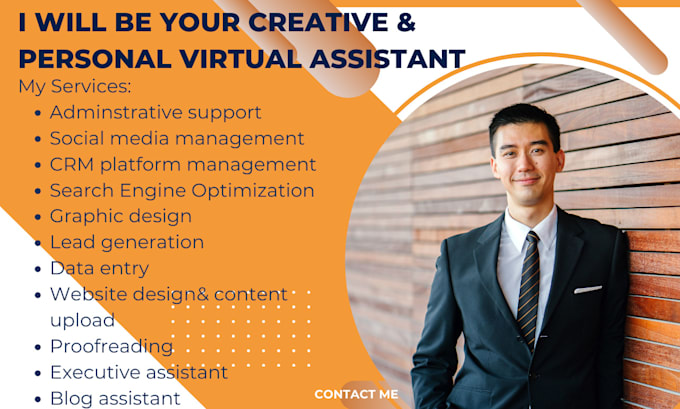 Gig Preview - Be your creative virtual assistant for administrative task