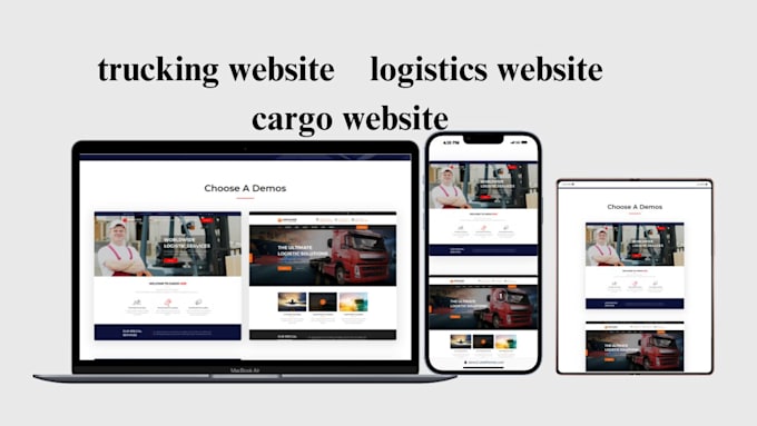 Bestseller - design logistics trucking transport website with wordpress