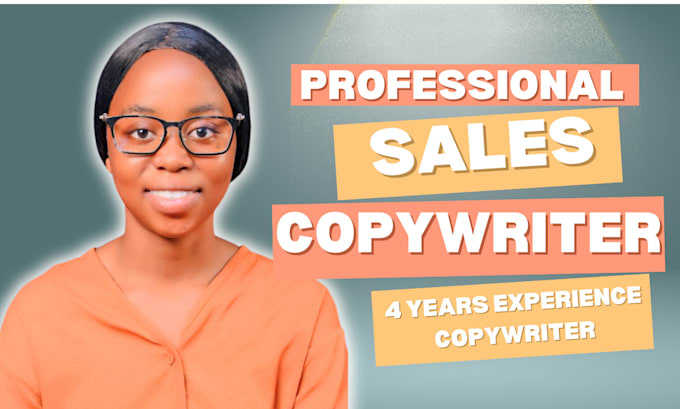 Gig Preview - Be your professional copywriter for landing page, and website to increase sales