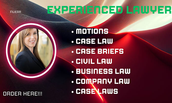 Gig Preview - Be your lawyer for legal agreements,contracts,terms and conditions,nda,lawsuits