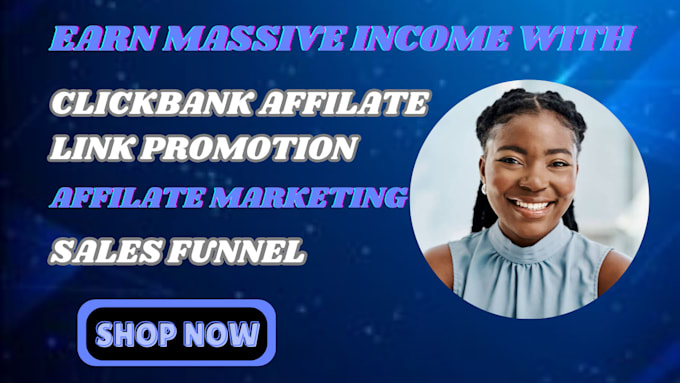 Gig Preview - Clickbank affiliate link promotion, affiliate marketing clickbank link promotion