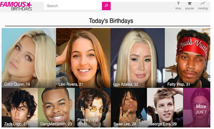 Bestseller - create and boost your famous birthday profile for you, within 24 hours