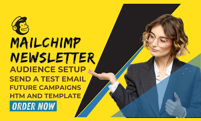 Gig Preview - Design  audience setup email templates or newsletters for mailchimp and klaviyo