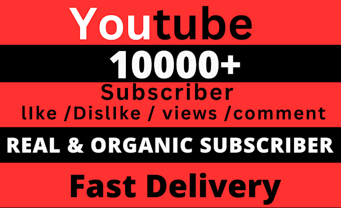 Gig Preview - Add 1k subscriber in your youtube channel organically fast